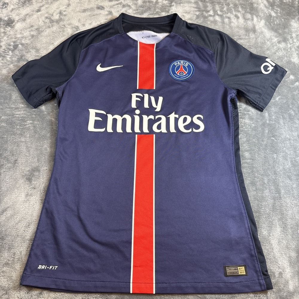 2015 Nike PSG Paris Saint-Germain Soccer Football Jersey Mens Sz M